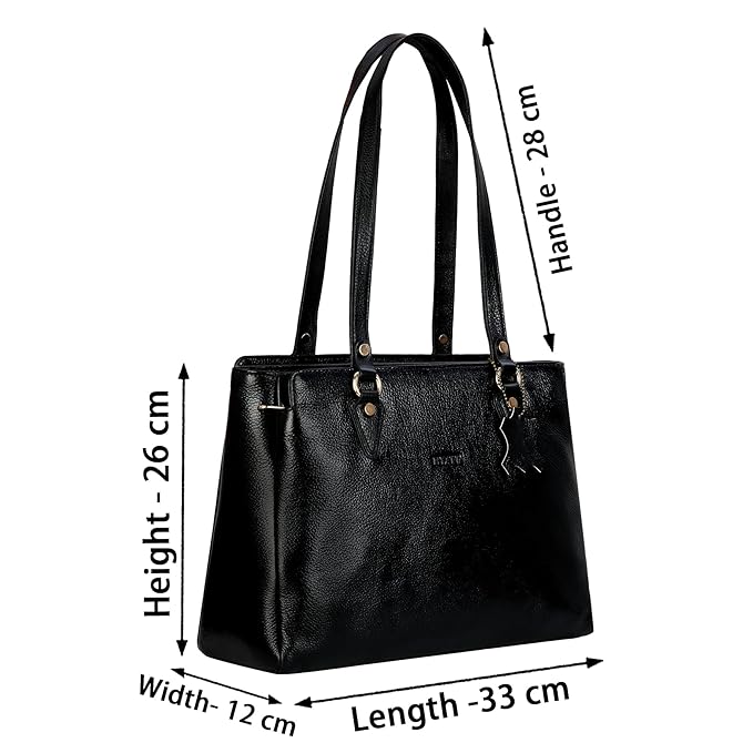 Leather Shoulder Bag - Solid