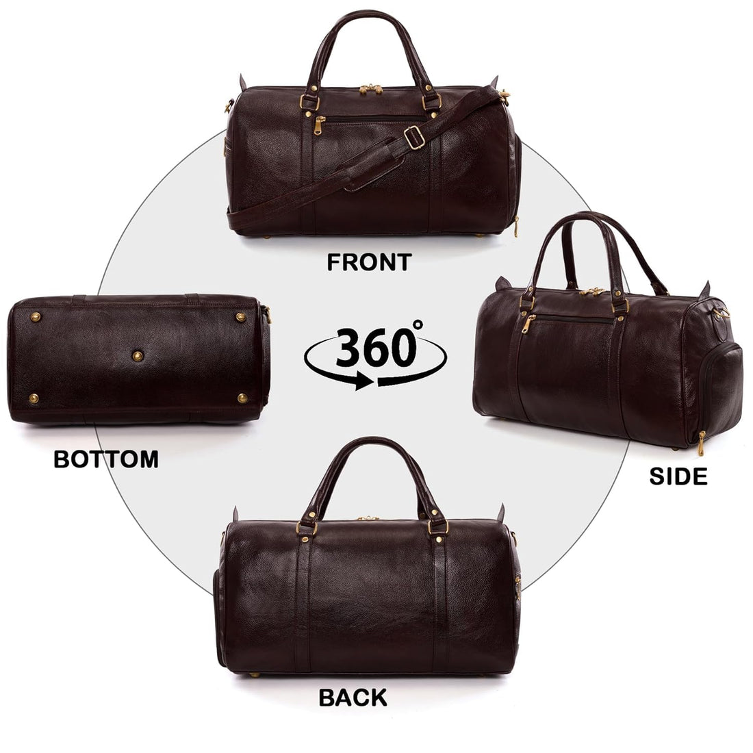 Leather Duffel Bag - Unknown