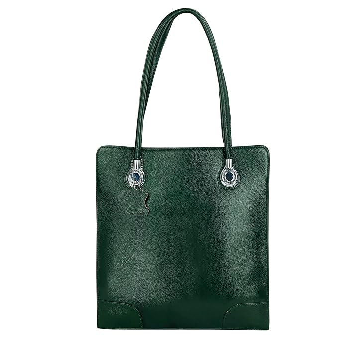 Leather Tote Bag - Vertica