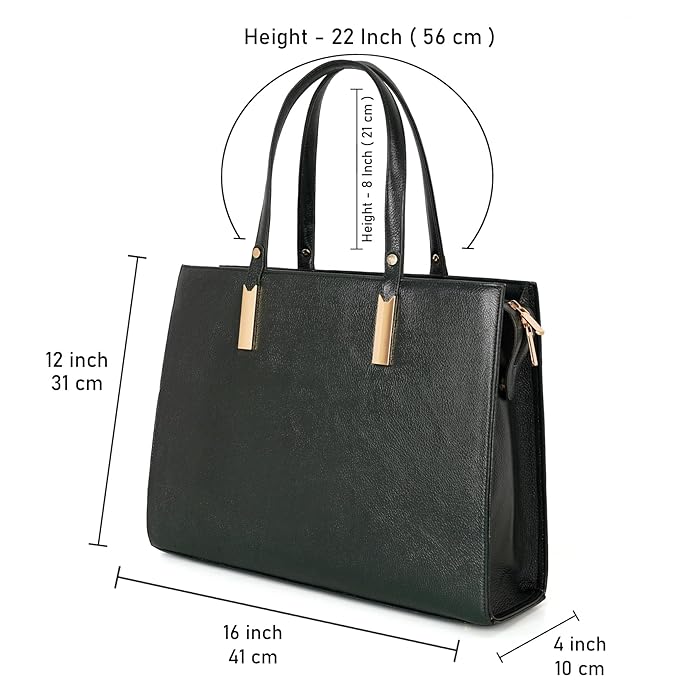 Leather Laptop Tote Bag - Boxa