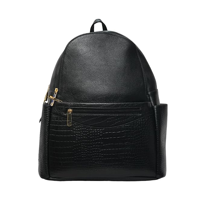 Leather Laptop Backpack - Convertible