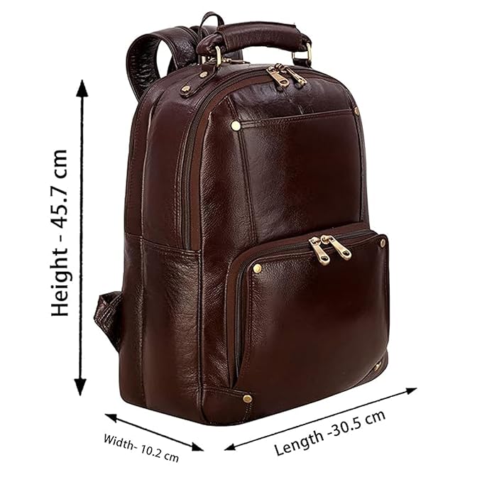 Leather Laptop Backpack - The Awakening