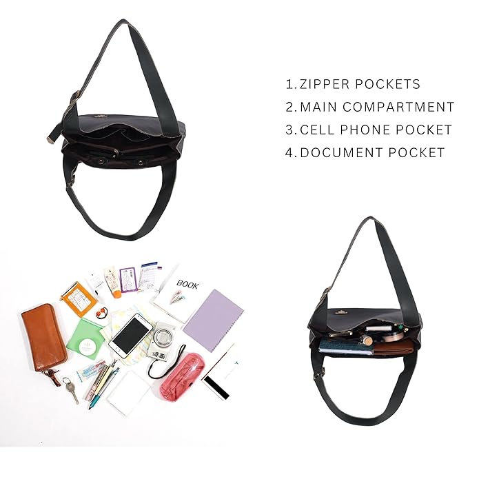 Leather Tote Bag - Magna