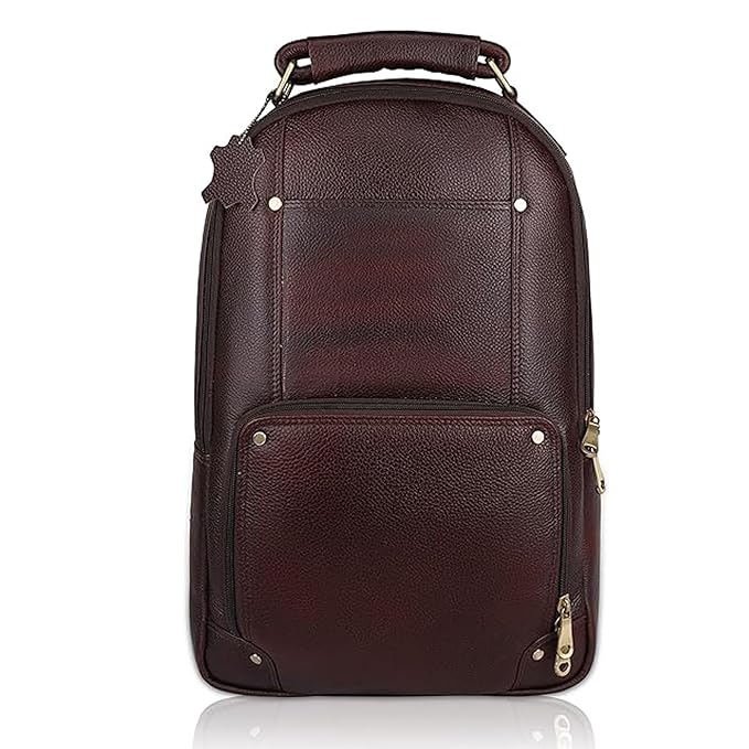 Leather Laptop Backpack - The Awakening