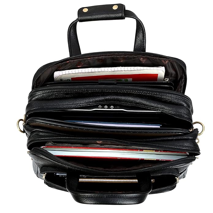 Leather Office Bag - Moochies