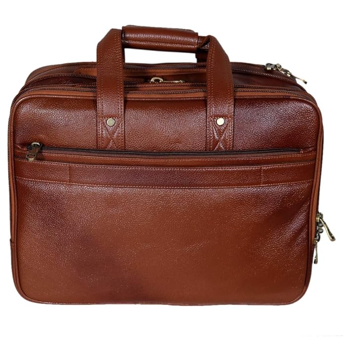 Leather Expandable Bag - Bold Vault
