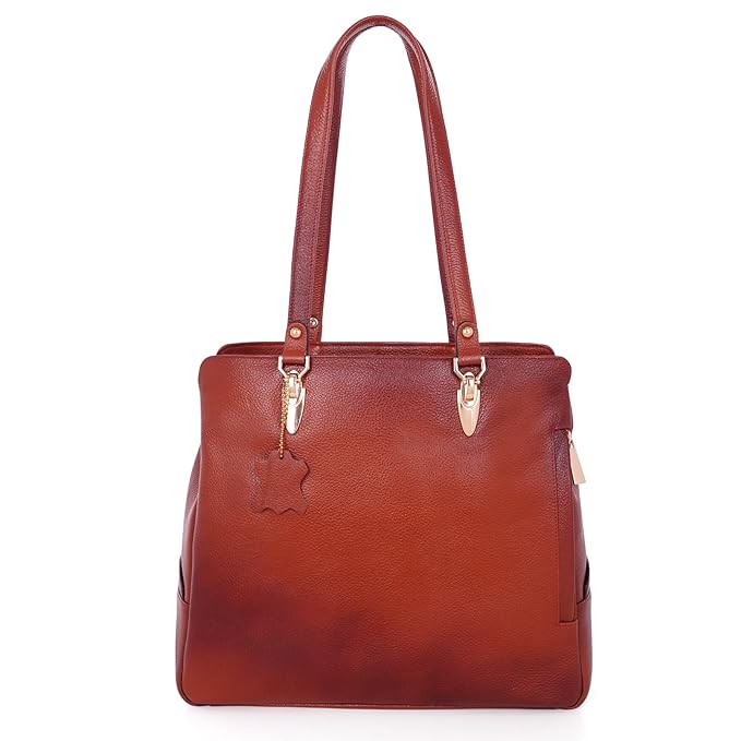 Leather Shoulder Bag - SIDE CHAIN