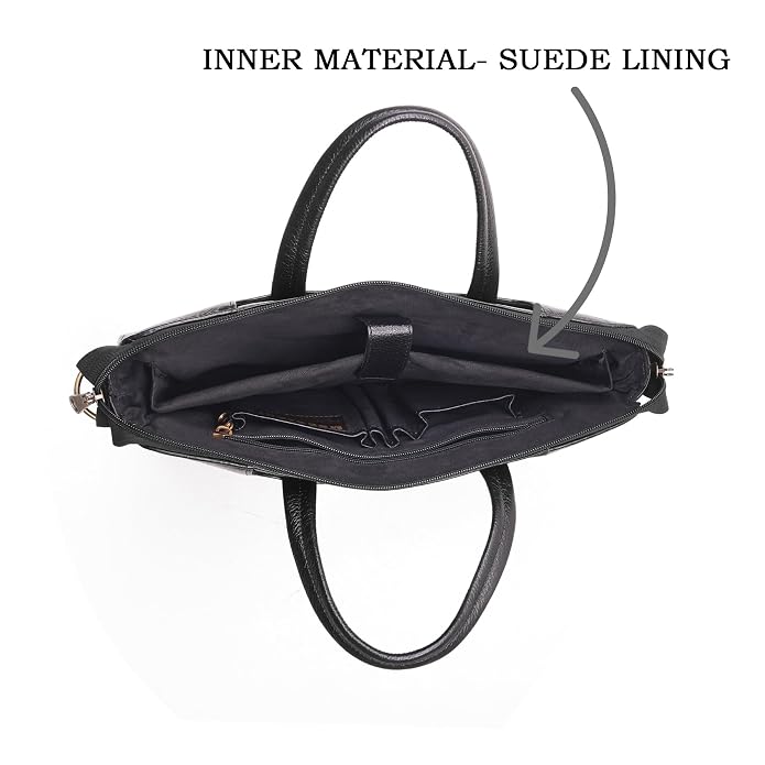 Leather Laptop Bag - DOUBLE FLAP 2