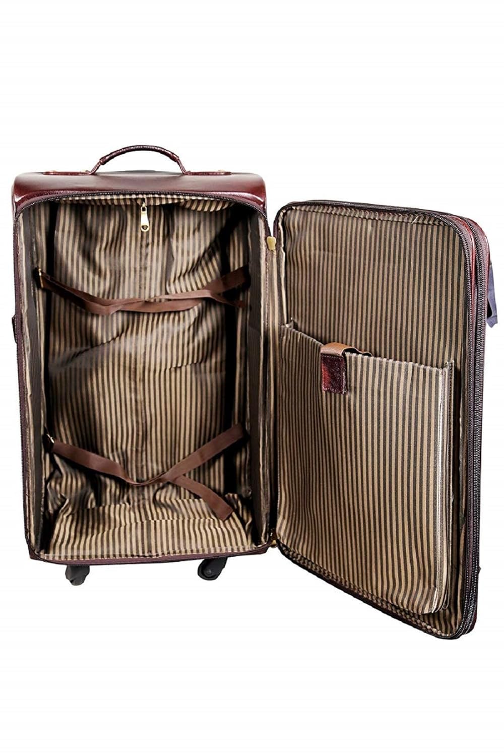 Leather Trolley Bag - The Voyager