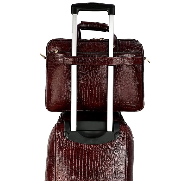 Leather Office Bag - Moochies