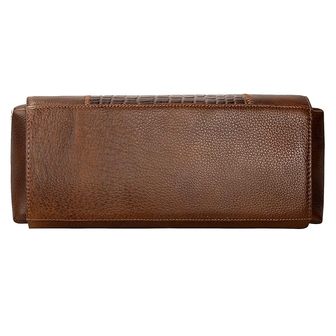 Leather Satchel Handbag - Zik Zak