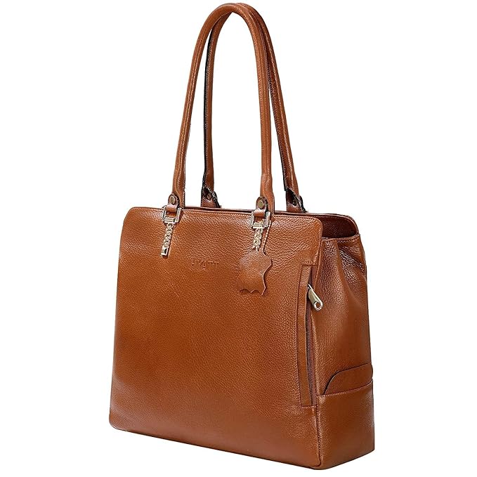 Leather Shoulder Bag - SIDE CHAIN