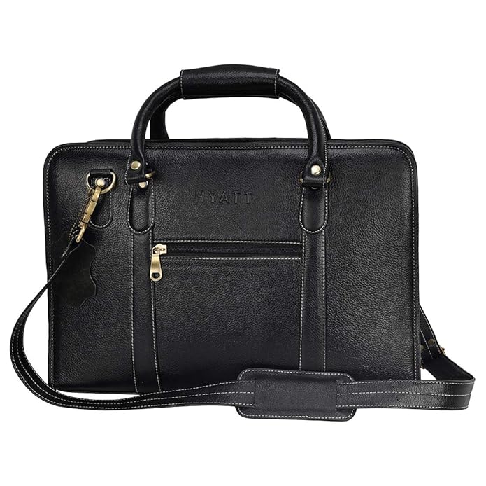 Leather Laptop Briefcase - New Basket