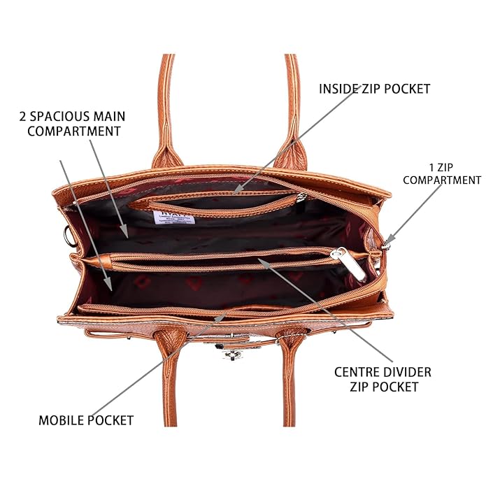 Croco Leather Handbag - The Harmass