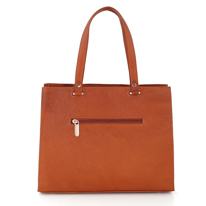 Women's Leather Handbag - Recta