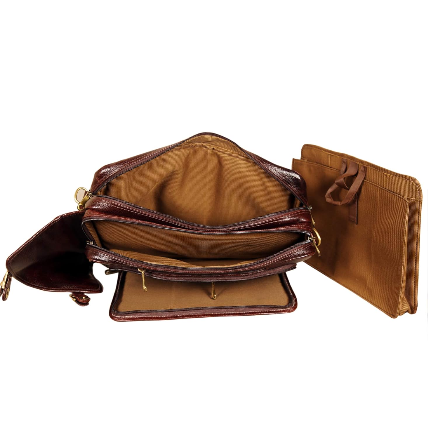 Leather Laptop Backpack Cum Office Bag - Convertible