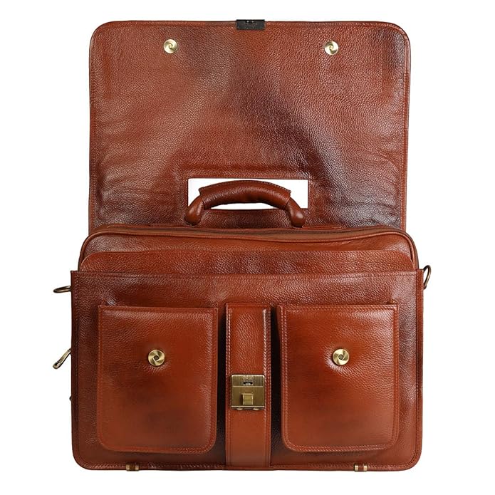 Leather Briefcase - Metro