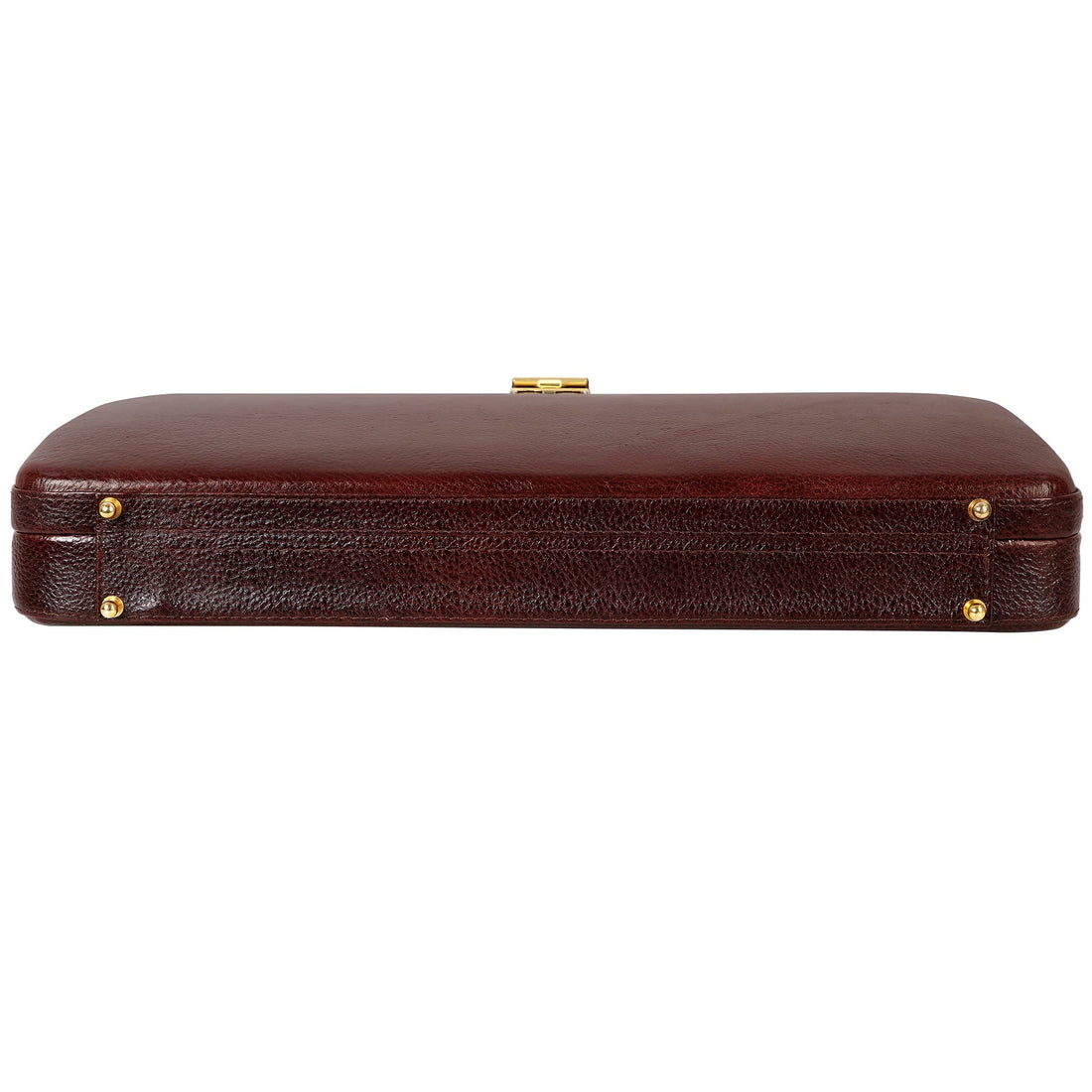 HAYAT Leather Accessories Natural Leather Briefcase for Men 24 litres Capacity Dimension-L-17 X H-12 X W-2.5 Inch Weight-1.4 KG