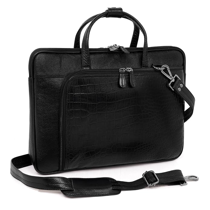 Leather Laptop Bag - The Messenger