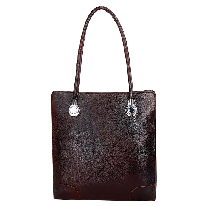 Leather Tote Bag - Vertica