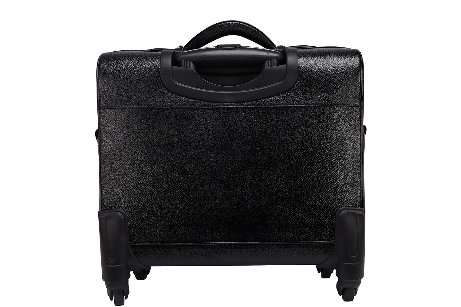 Leather Laptop Roller Trolley - The Ridgeway