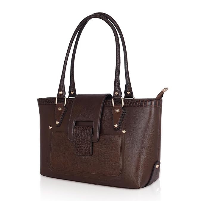 Leather Tote Bag - The Boat