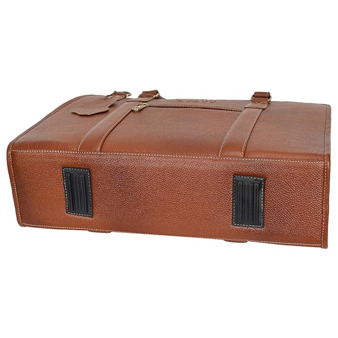 Leather Laptop Briefcase - New Basket