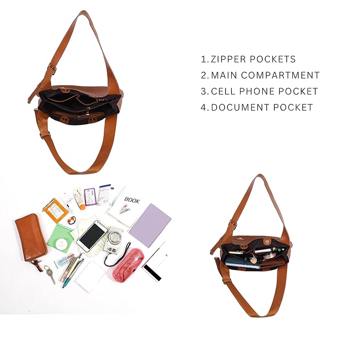 Leather Tote Bag - Magna