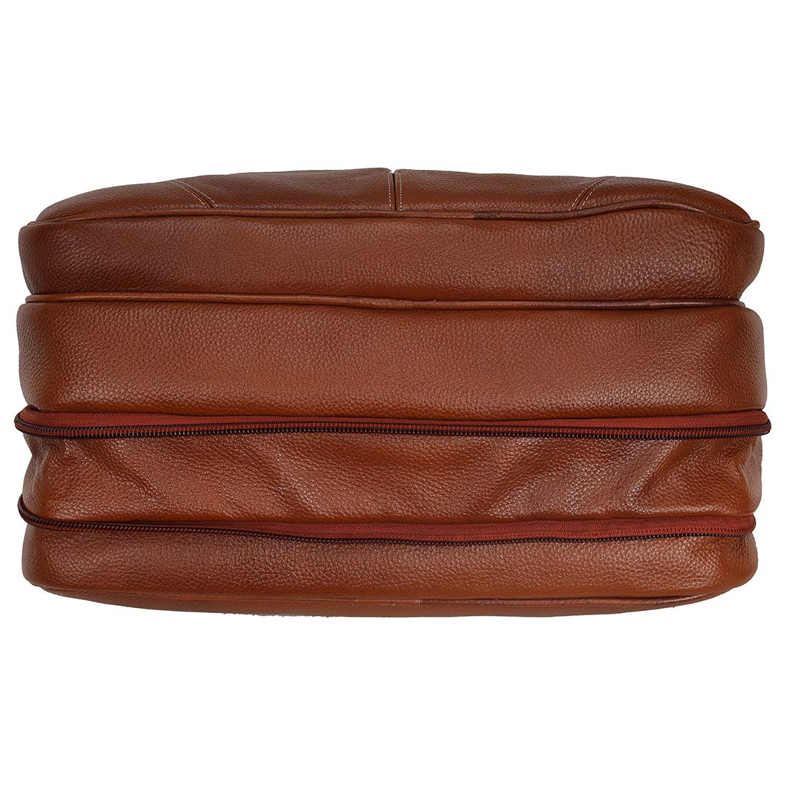 HAYAT 16 Inch Expandable Natural Leather Laptop Briefcase