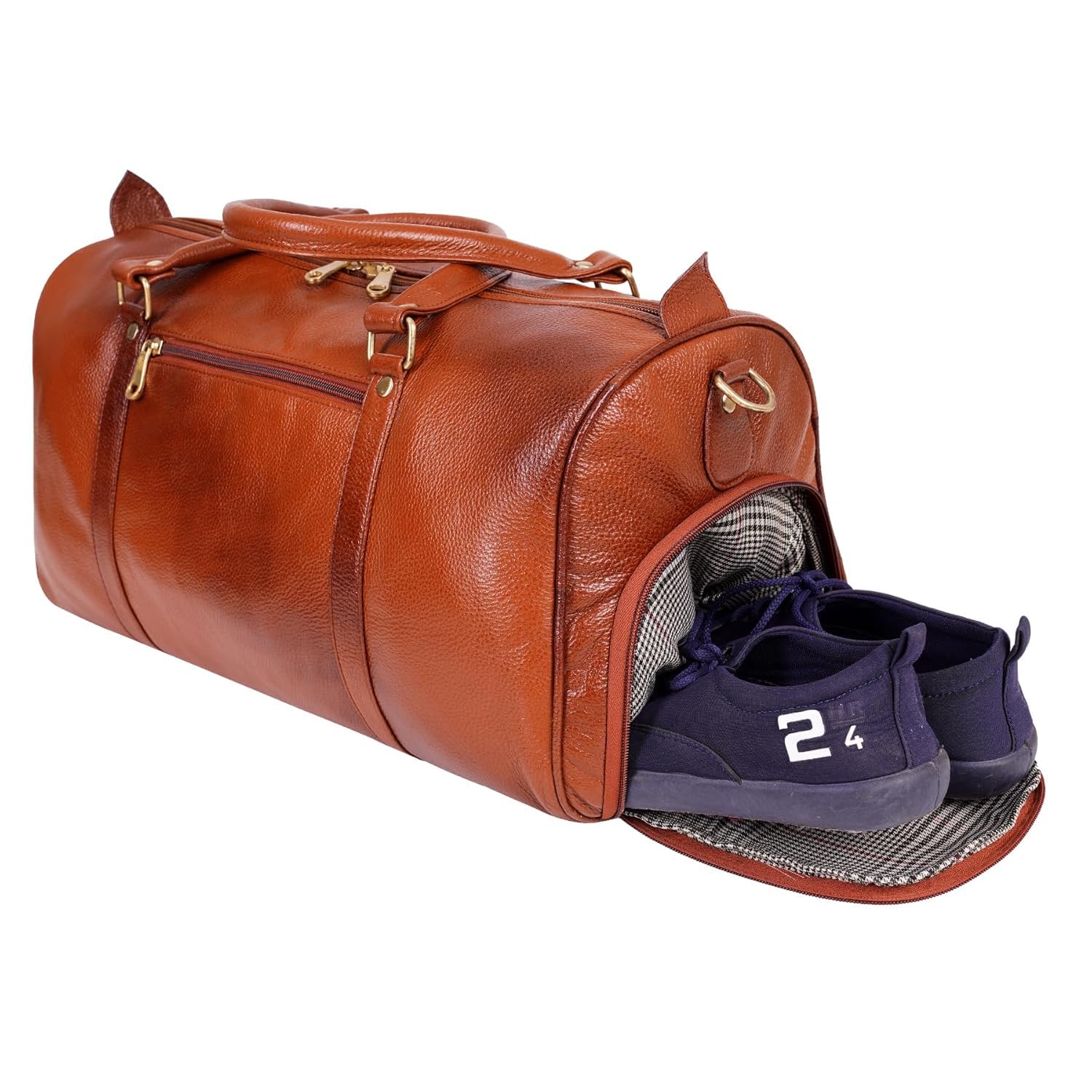 Leather Duffel Bag - Unknown