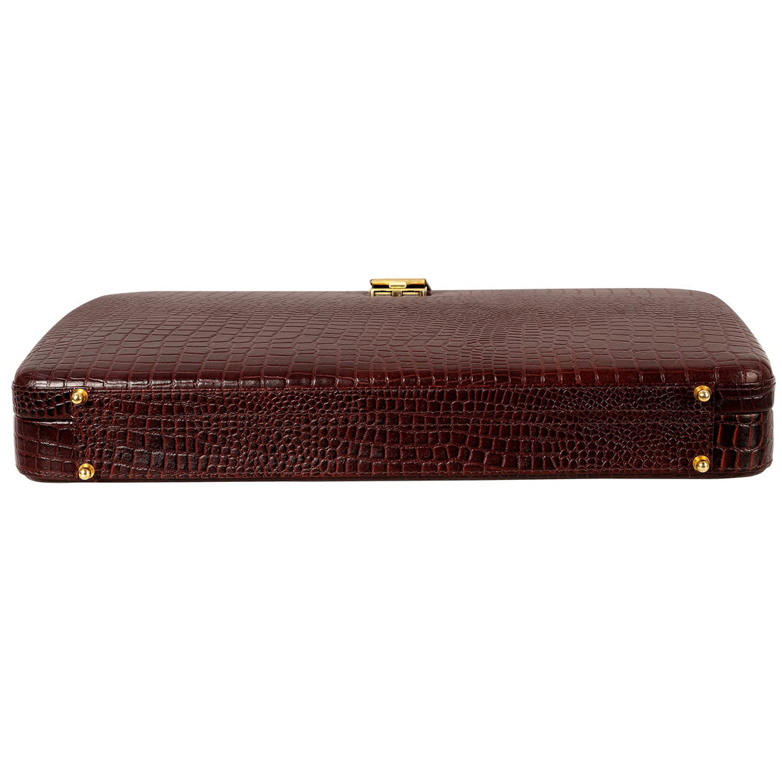 HAYAT Leather Accessories Natural Leather Briefcase for Men 24 litres Capacity Dimension-L-17 X H-12 X W-2.5 Inch Weight-1.4 KG