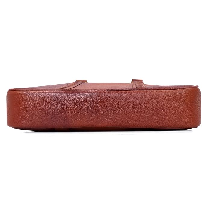 Leather Laptop Bag - Timber Line