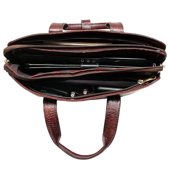 Leather Messenger Bag - ESBEDA