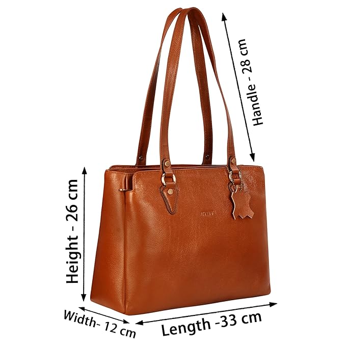 Leather Shoulder Bag - Solid