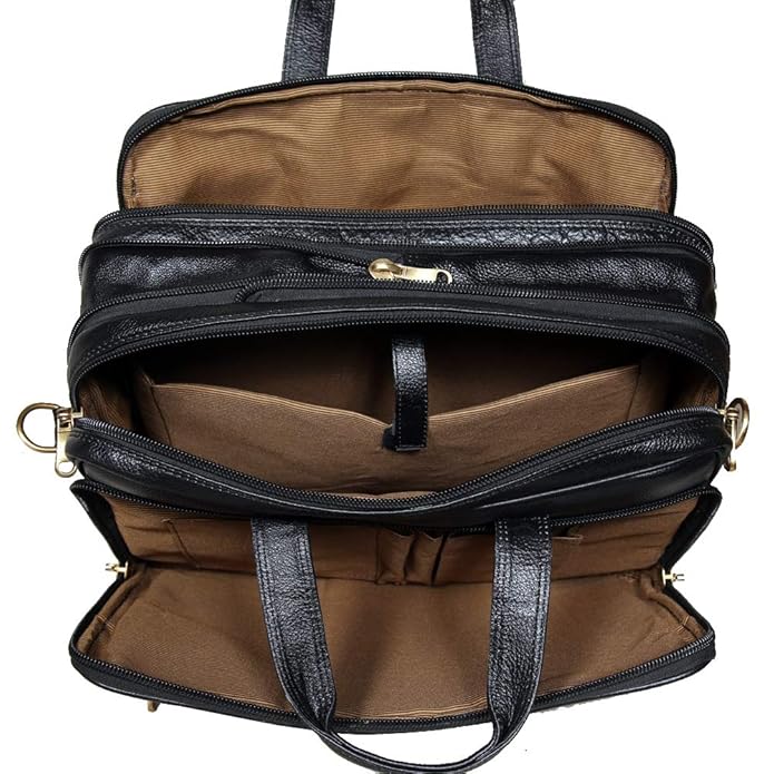 Leather Expandable Bag - Bold Vault