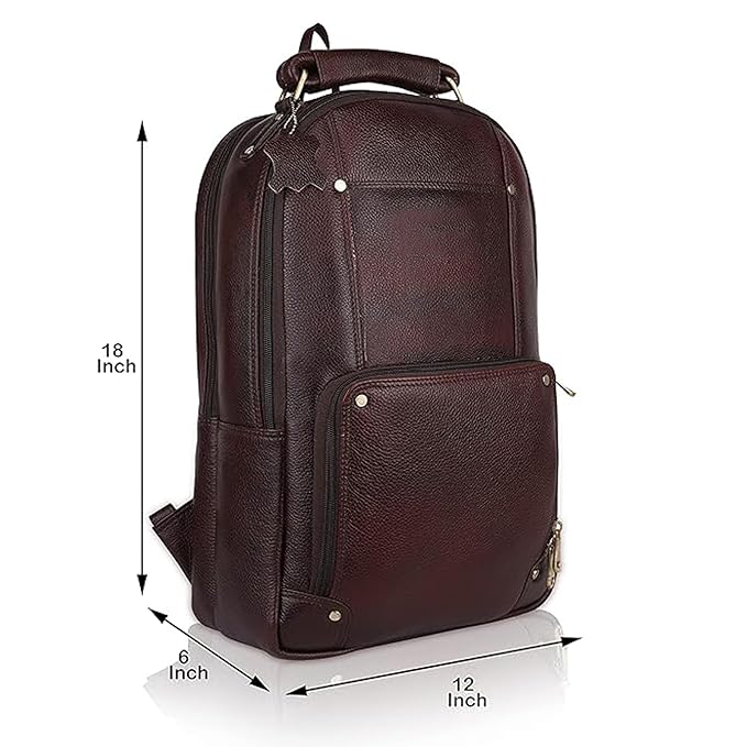 Leather Laptop Backpack - The Awakening