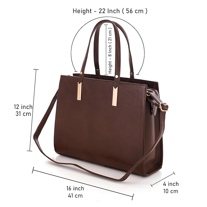 Leather Laptop Tote Bag - Boxa