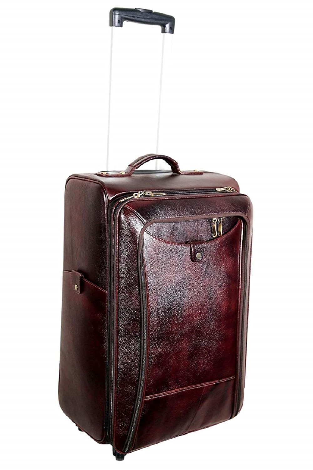 Leather Trolley Bag - The Voyager