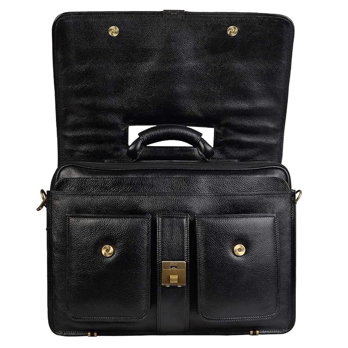 Leather Briefcase - Metro