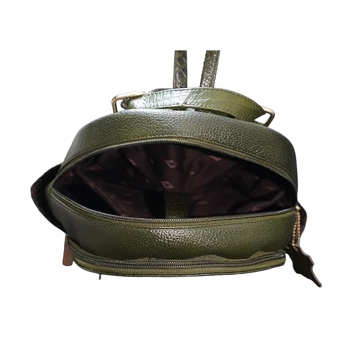 Leather Laptop Backpack - Convertible