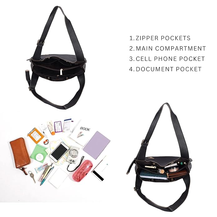 Leather Tote Bag - Magna