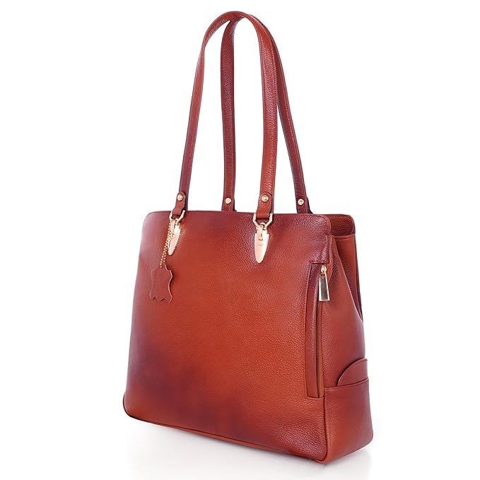 Leather Shoulder Bag - SIDE CHAIN