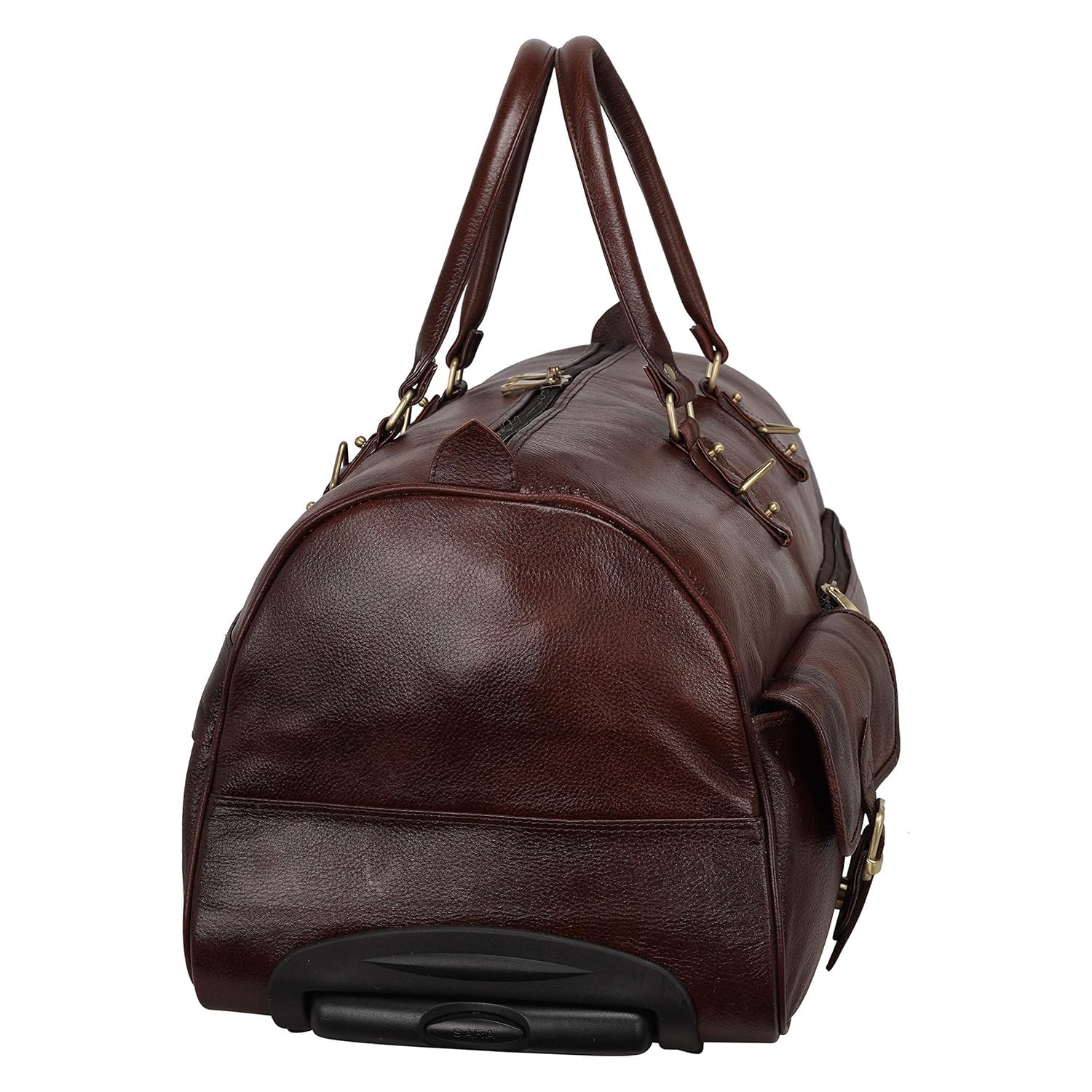 Leather Duffel Trolley - The Metropolis