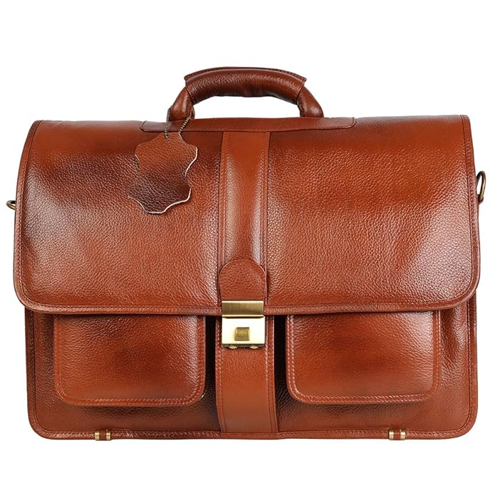 Leather Briefcase - Metro
