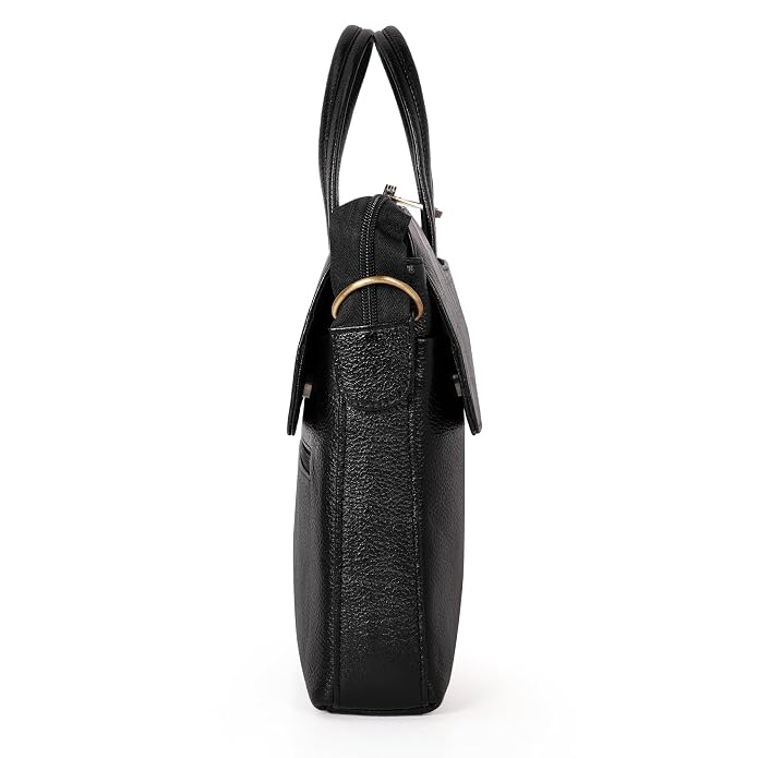 Leather Laptop Bag - DOUBLE FLAP 2
