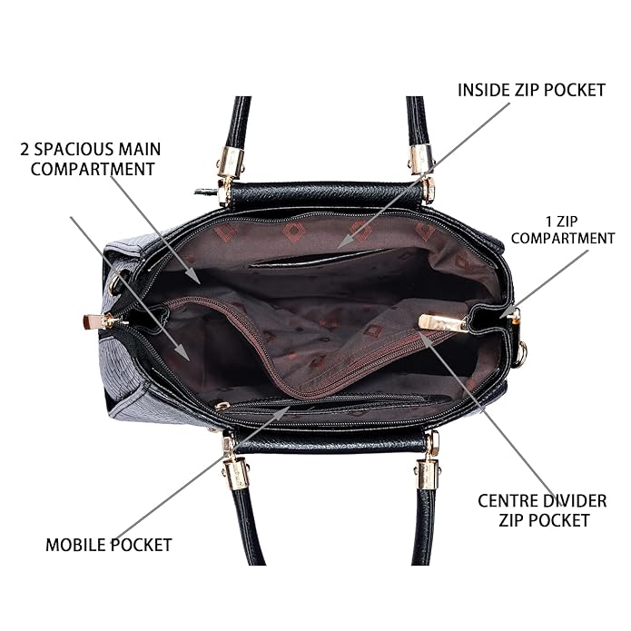 Croco Leather Handbag - MULBERRY