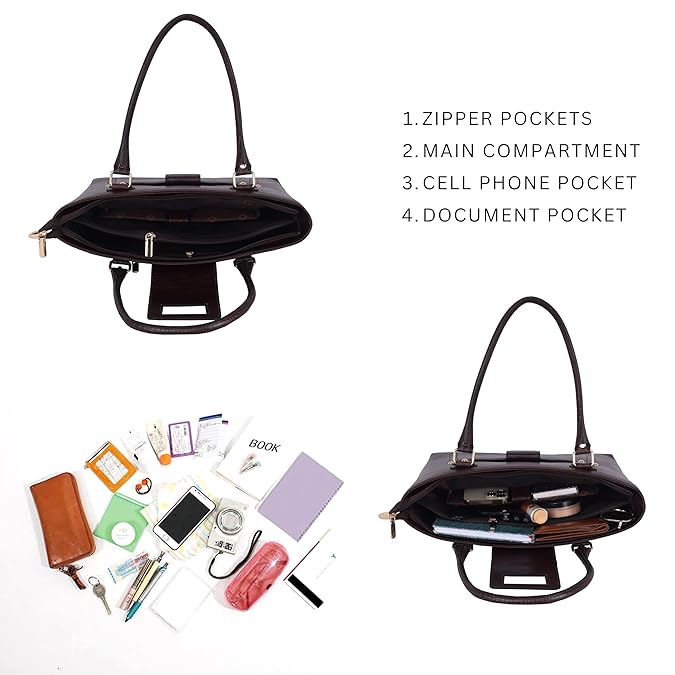 Leather Tote Bag - The Boat