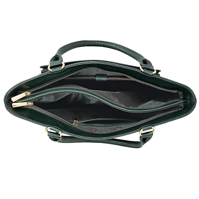 Leather Laptop Tote Bag - THE ORGANIZER