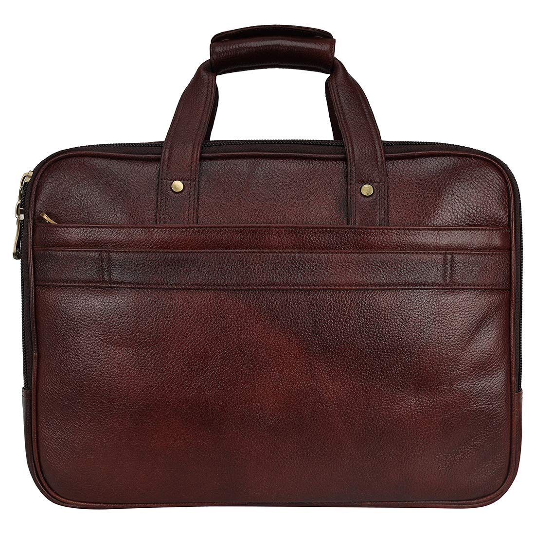 HAYAT Leather Accessories 24 litres Full Expandable Leather Laptop Office