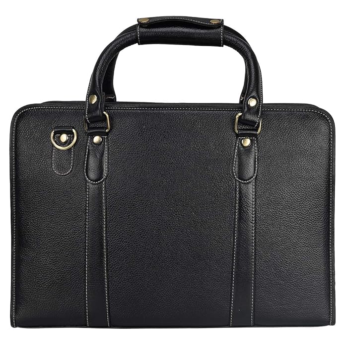 Leather Laptop Briefcase - New Basket